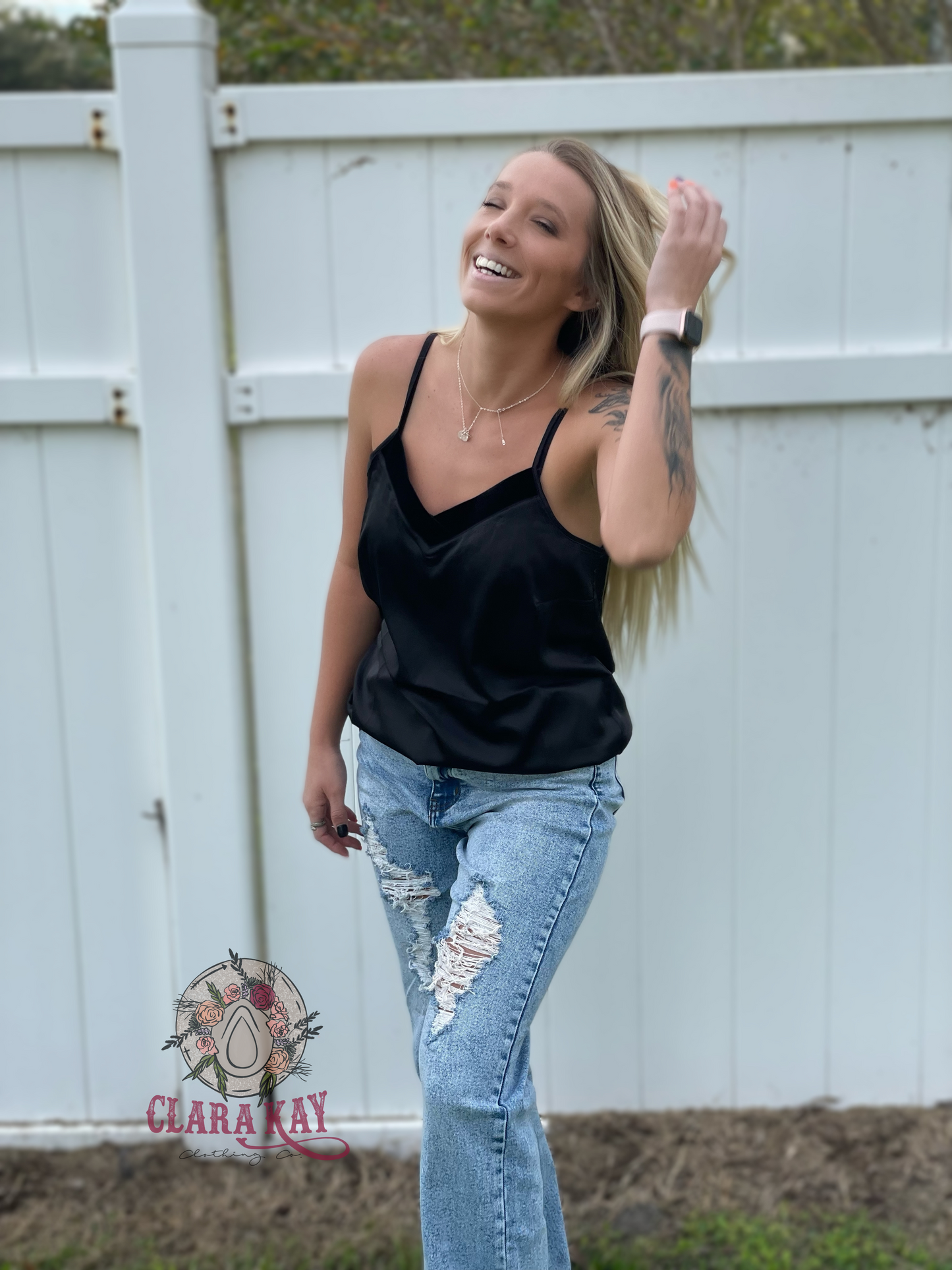 Satin/Velvet Cami