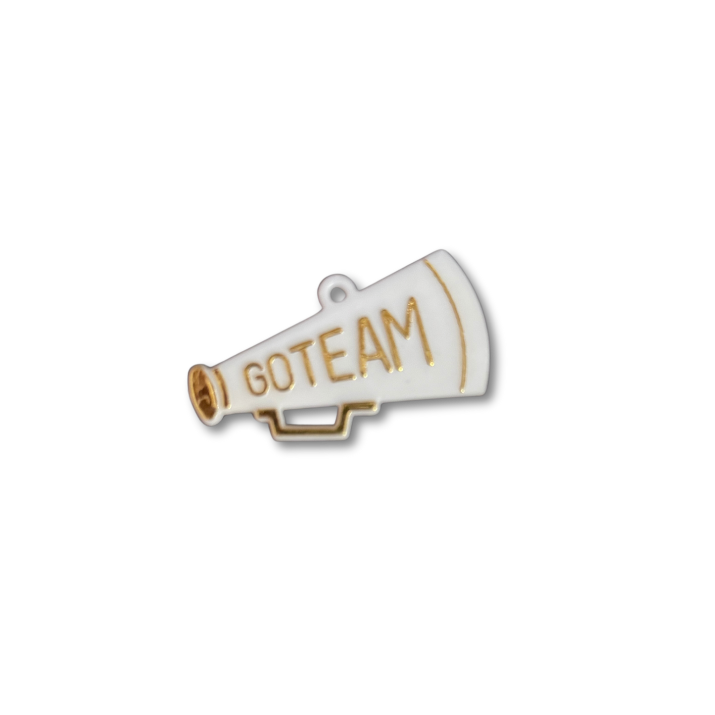 1.5" Go Team Flat Megaphone - Gold - 12pc. pkg