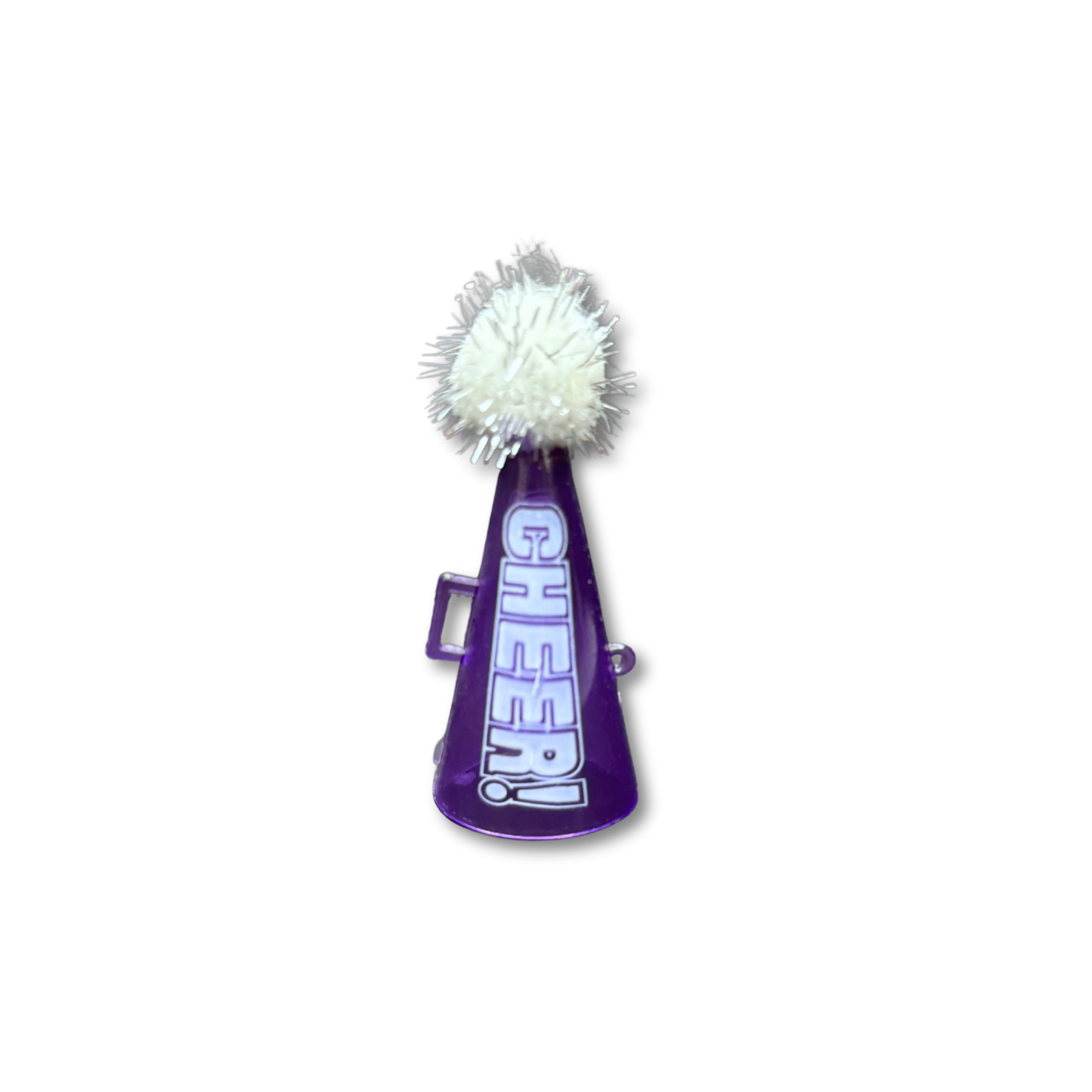 1.75" CHEER Pom Megaphone - Purple - 8 pc. pkg.