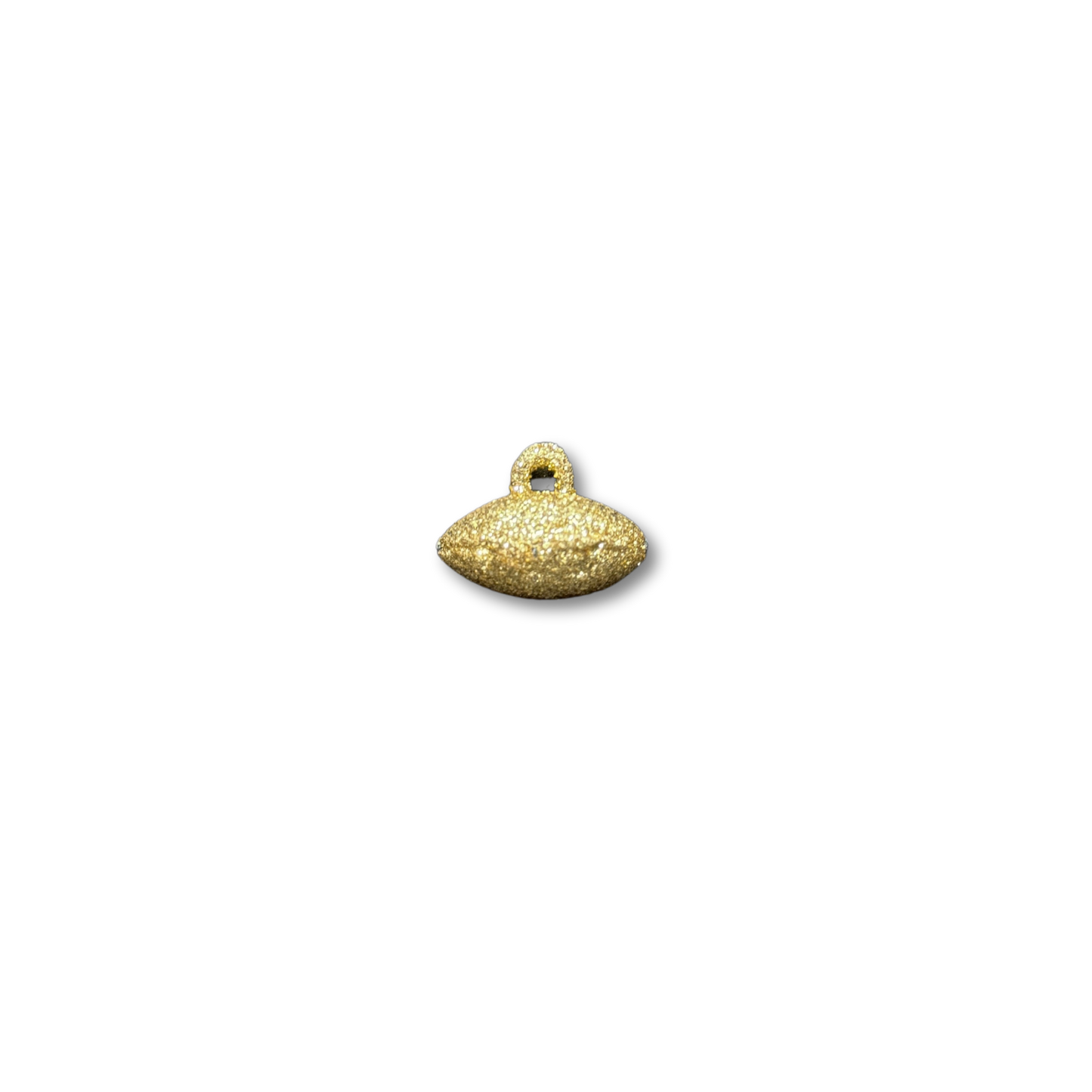 1" Glitter Football - Gold - 47 pc pkg.