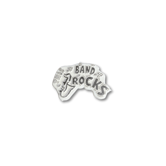 This Band Rocks Charm - Silver - 11 pc. pkg.