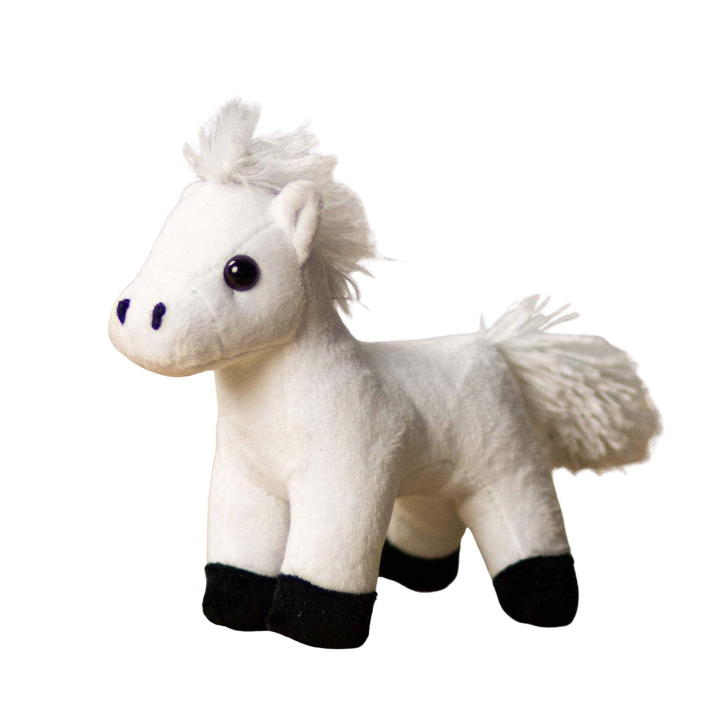 5.5" Standing White Horse