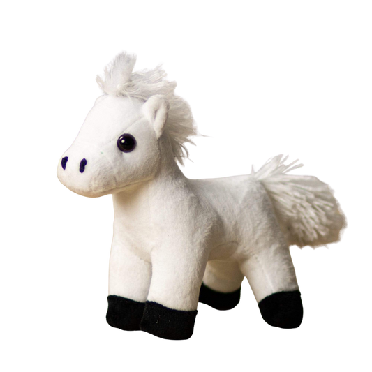5.5" Standing White Horse
