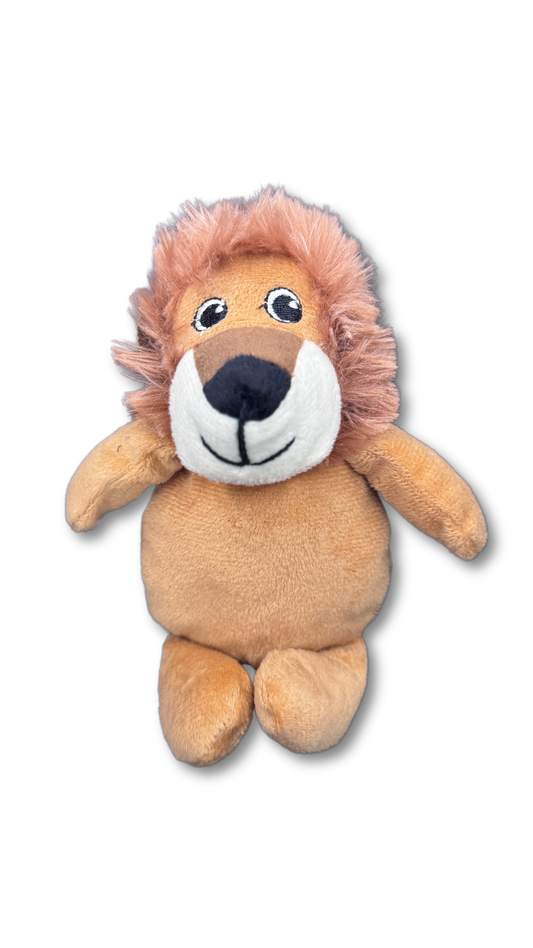 5.5" Sitting Plush Lion - 4 pc. pkg.