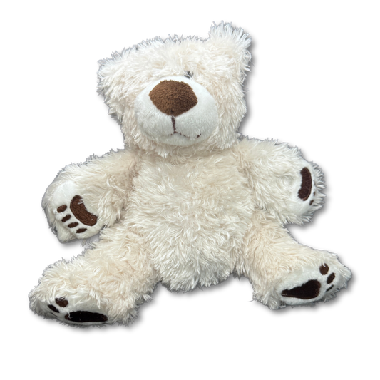 5" Sitting Lil Elliot Bear - White - 4 pc. pkg.