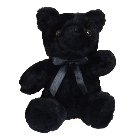 8″ Plush Bear – Black