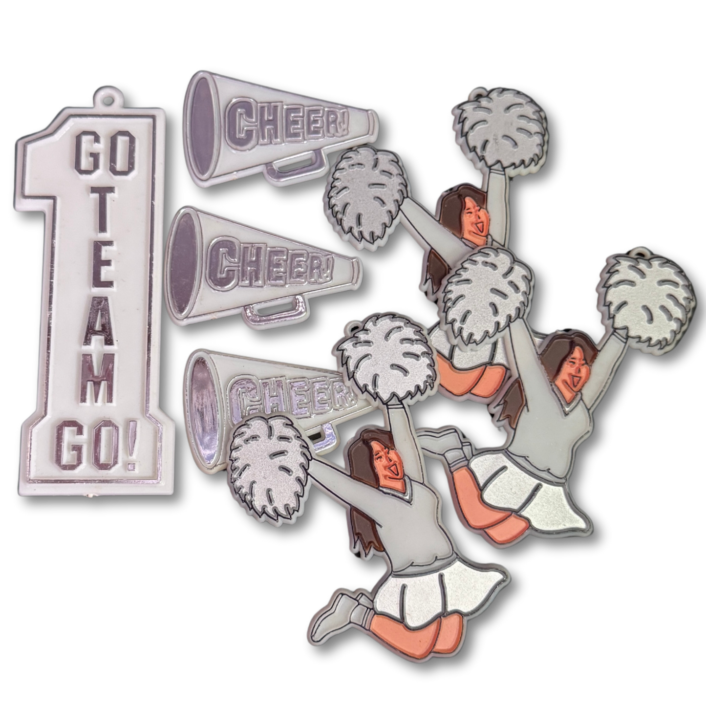 Cheer Assortment - Silver - 6 pc. pkg.