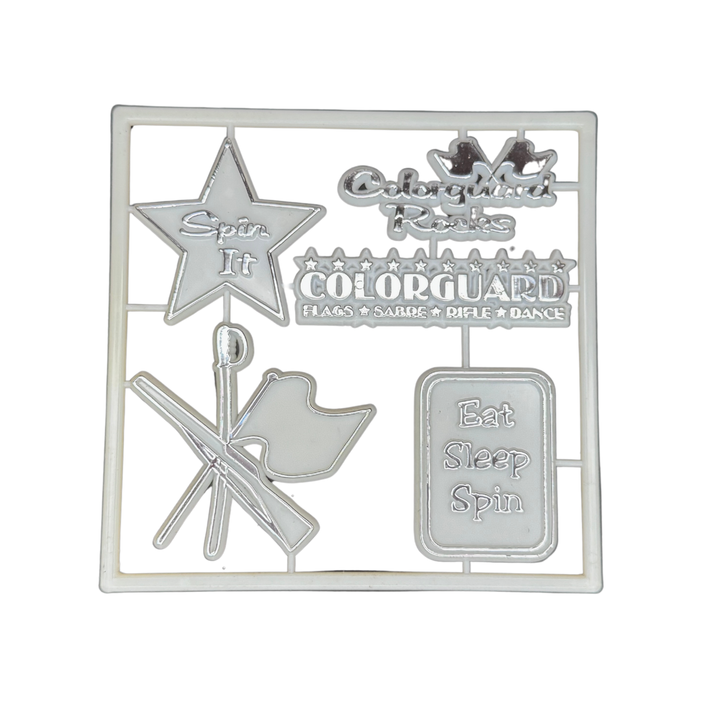 Color Guard Pack - Silver - 6 pc. pkg.