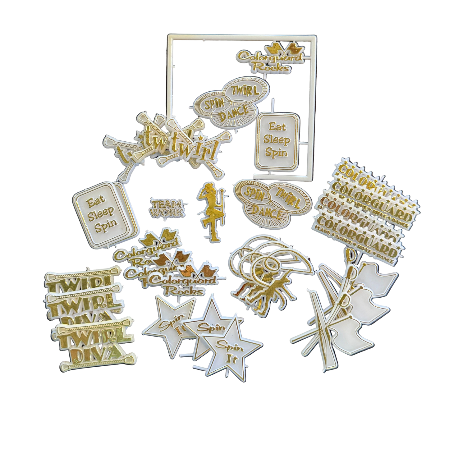 Drill/Color/Twirl Assortment Pack - Gold