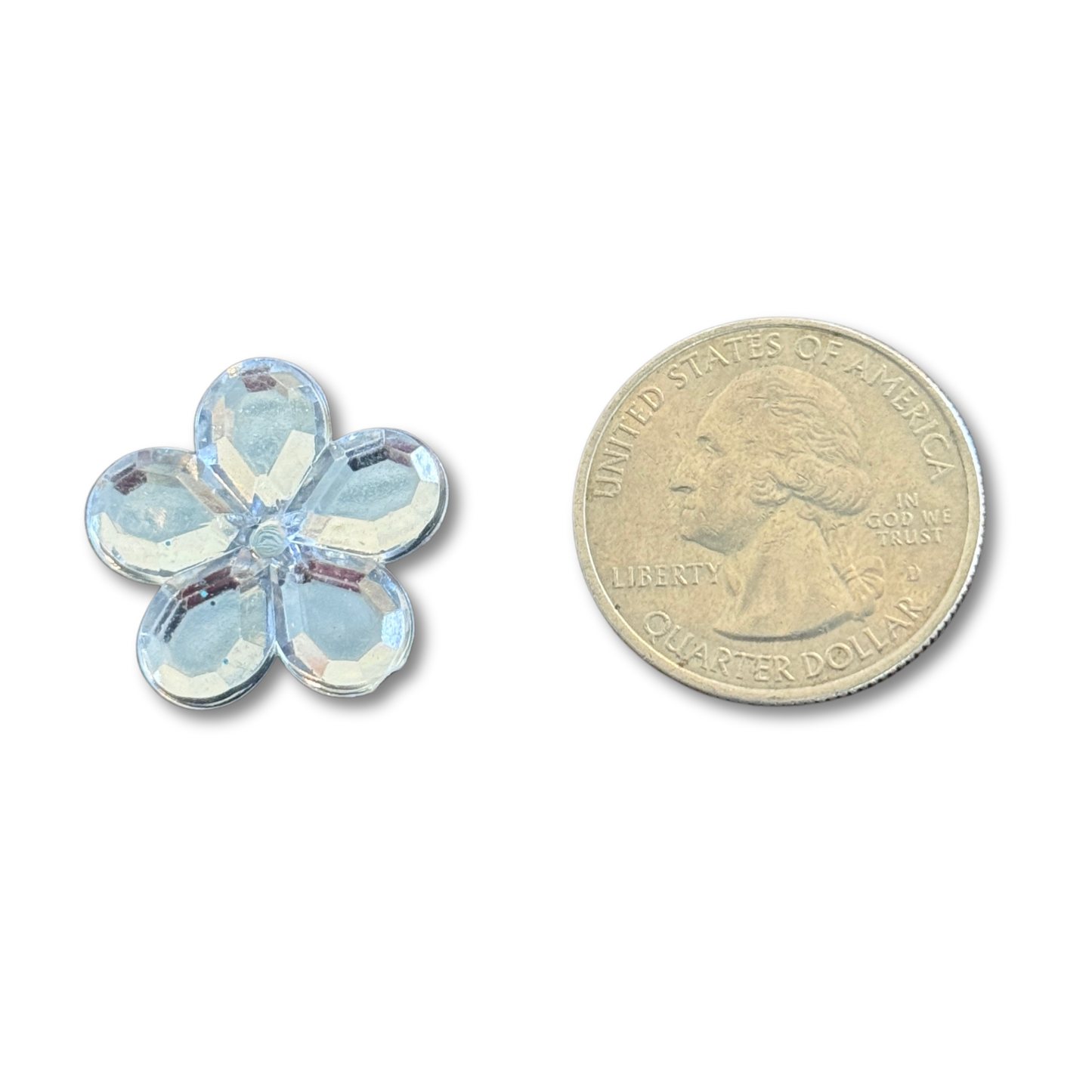 Flower - Silver - 50 pc. pkg.