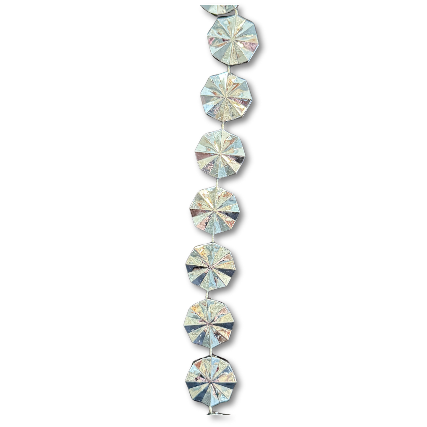 Flower Like Garland - 8' - Silver