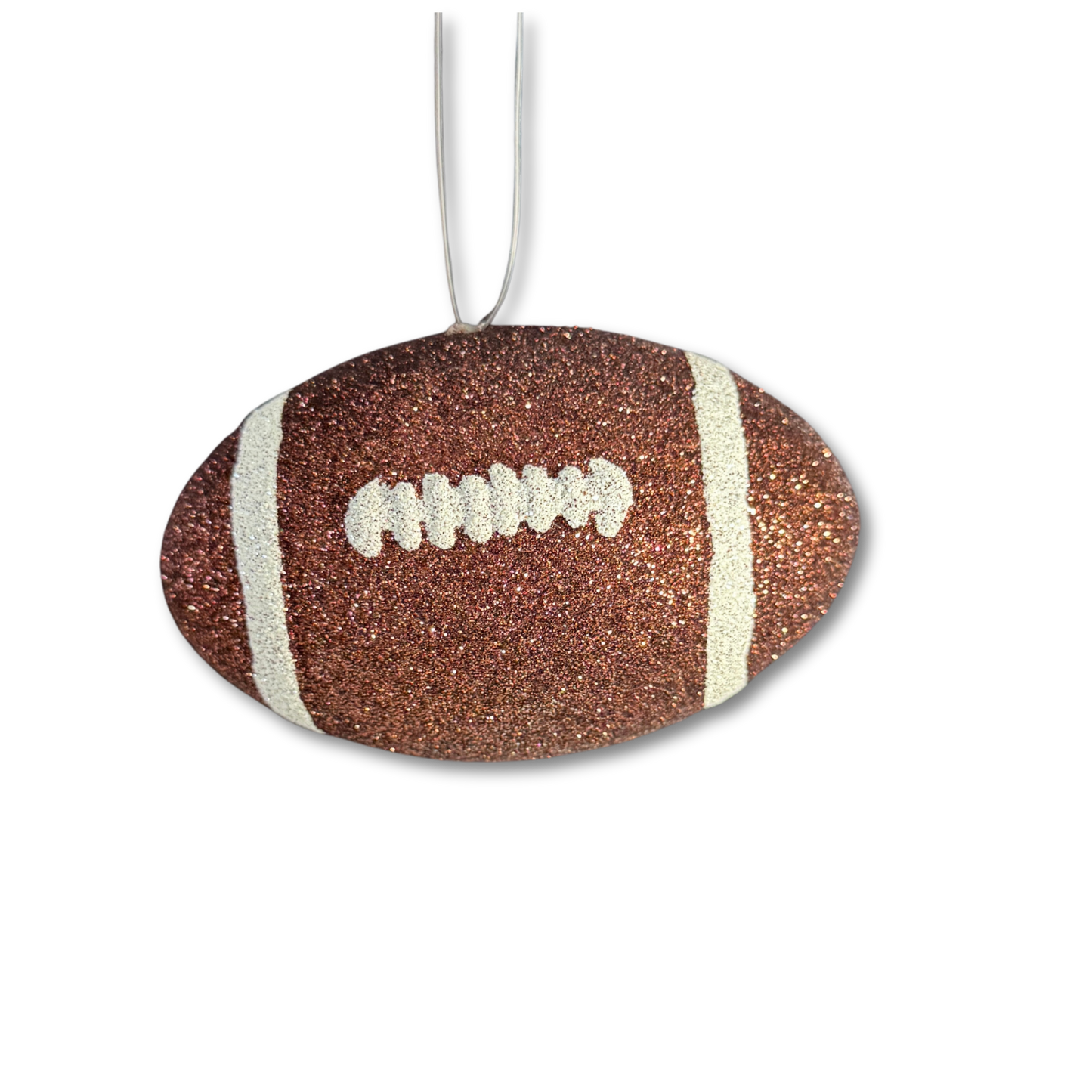Football - Brown - 4 1/2" 3D Glittered