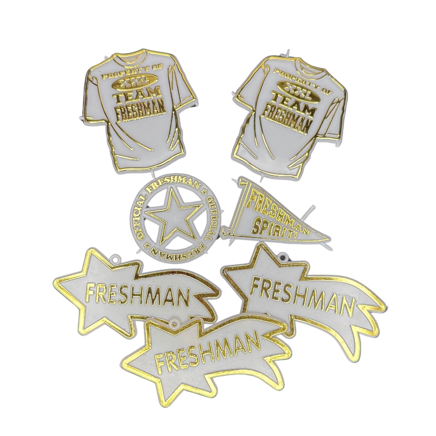 Freshman Assortment - Gold - 7 pc. pkg.