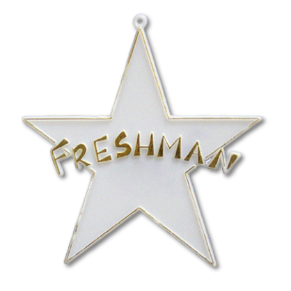 Freshman Star - 4" - Gold - 10 pc. pkg.