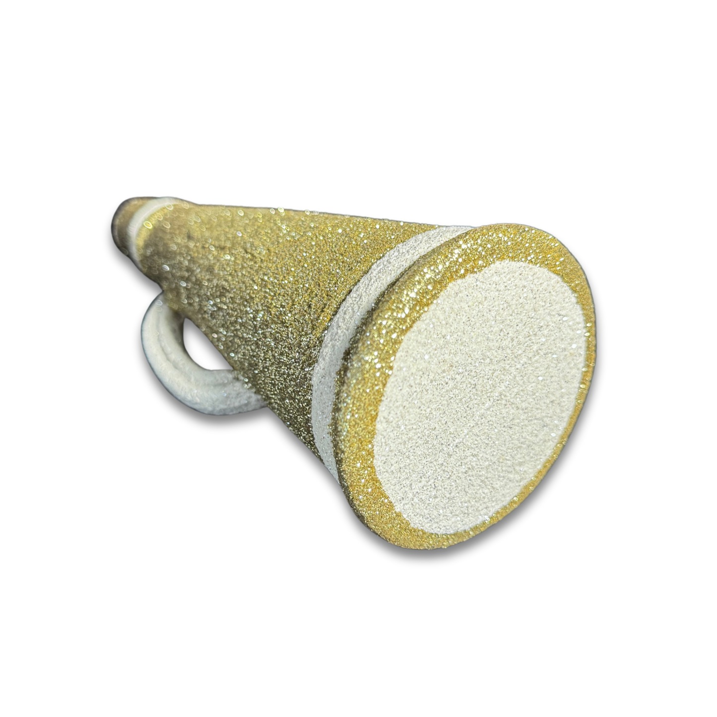 MEGAPHONE - Gold - 6" 3D Glittered