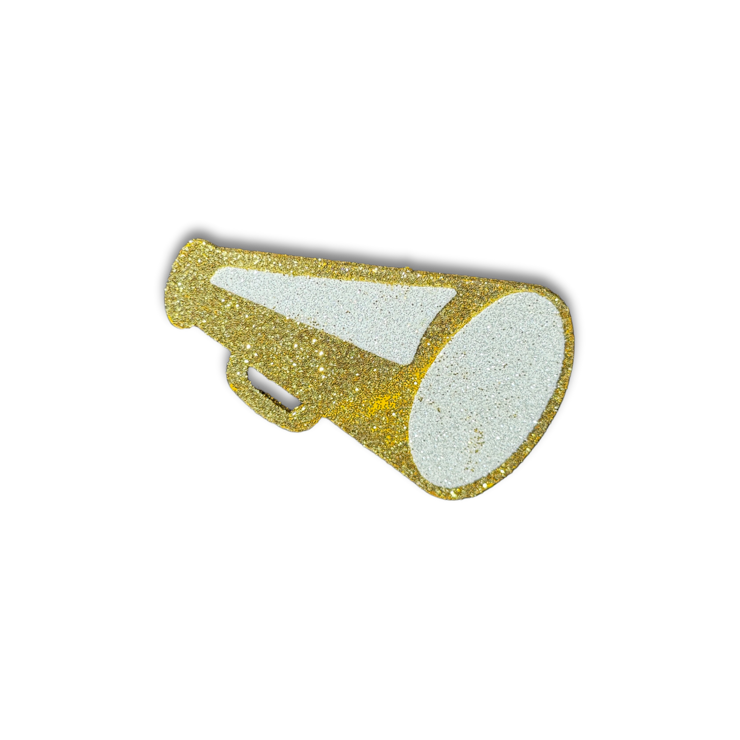 Glitter Foam Megaphone - Gold - 5 pc. pkg.