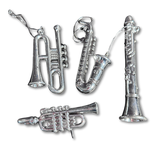Music Instruments Assortment - Silver - 21 pc. pkg.