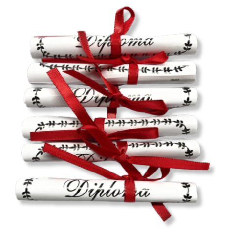 Paper Diplomas - 3.5" - 11 pc. pkg.