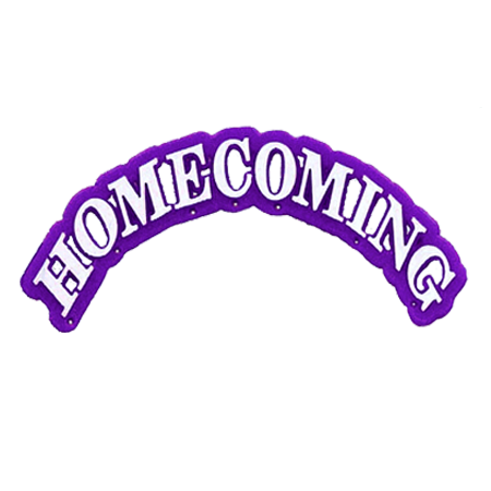 Homecoming Arch - 4.5" - Purple - 9 pc. pkg.