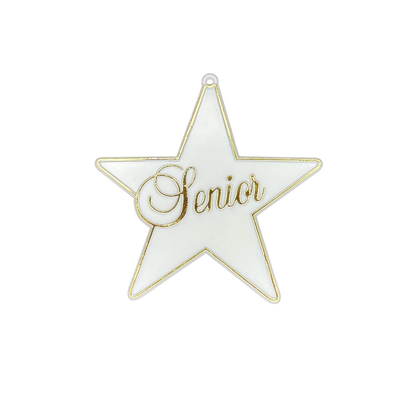 Senior Star - 3" - Gold - 15 pc. pkg.