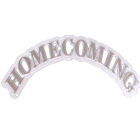 Homecoming Arch - 4.5" - Silver - 12 pc. pkg.