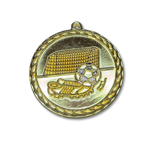 Soccer Medallion - 1.75" - Gold - 6 pc. pkg.