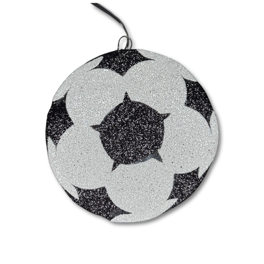 Glitter Foam Soccer Ball - 6 pc. pkg.