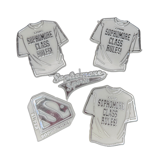Sophomore Assortment - Silver - 5 pc. pkg.