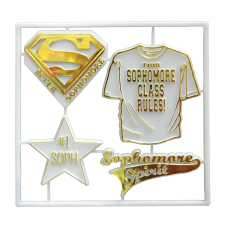 Sophomore Pack - Gold - 6 pc. pkg.