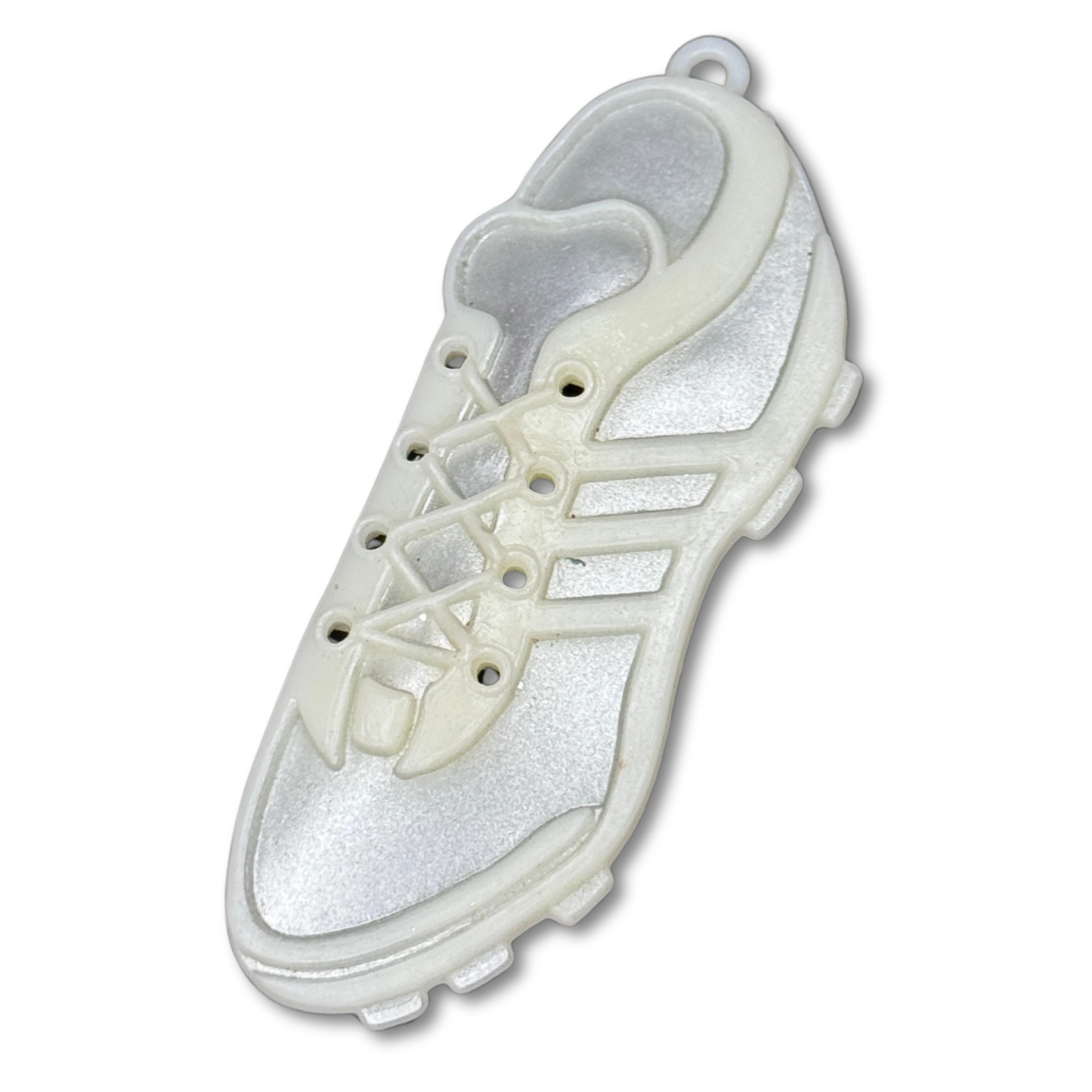 Sports Shoe Domed - 3" - Silver - 6 pc. pkg.
