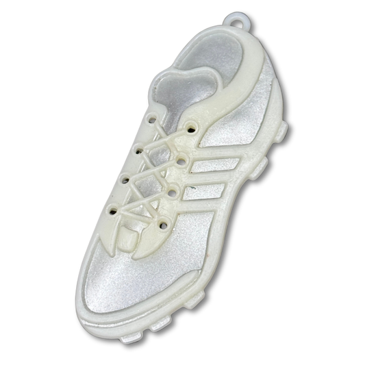 Sports Shoe Domed - 3" - Silver - 6 pc. pkg.