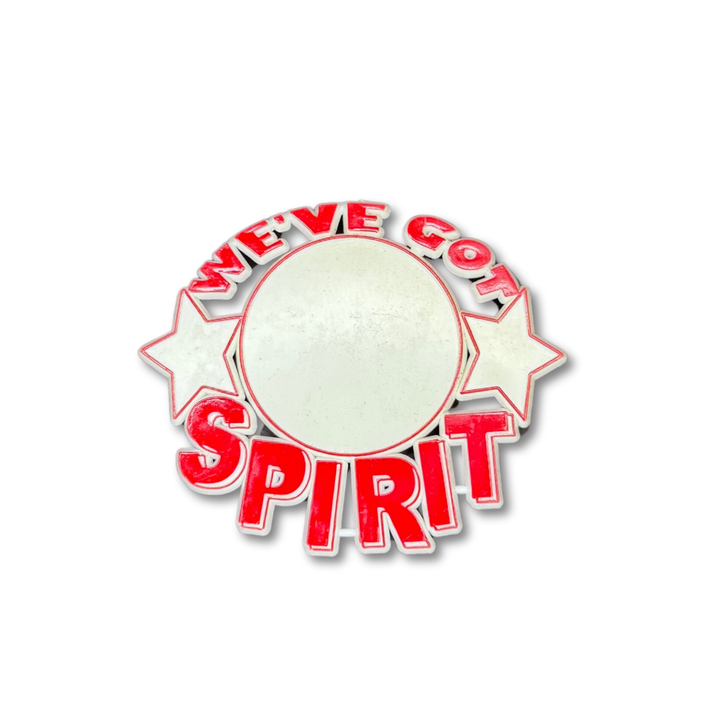 We've Got Spirit Pin - 2.75" - Red - 11 pc. pkg.