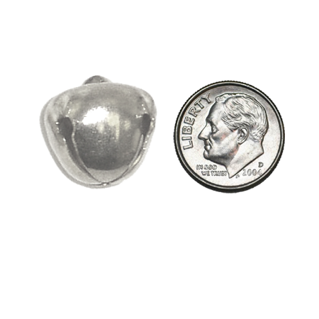 3/4" Jingle Bells - Silver - 14  pc. pkg.