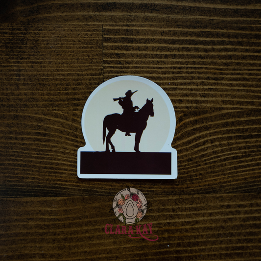Cowboy Shotgun-Sticker