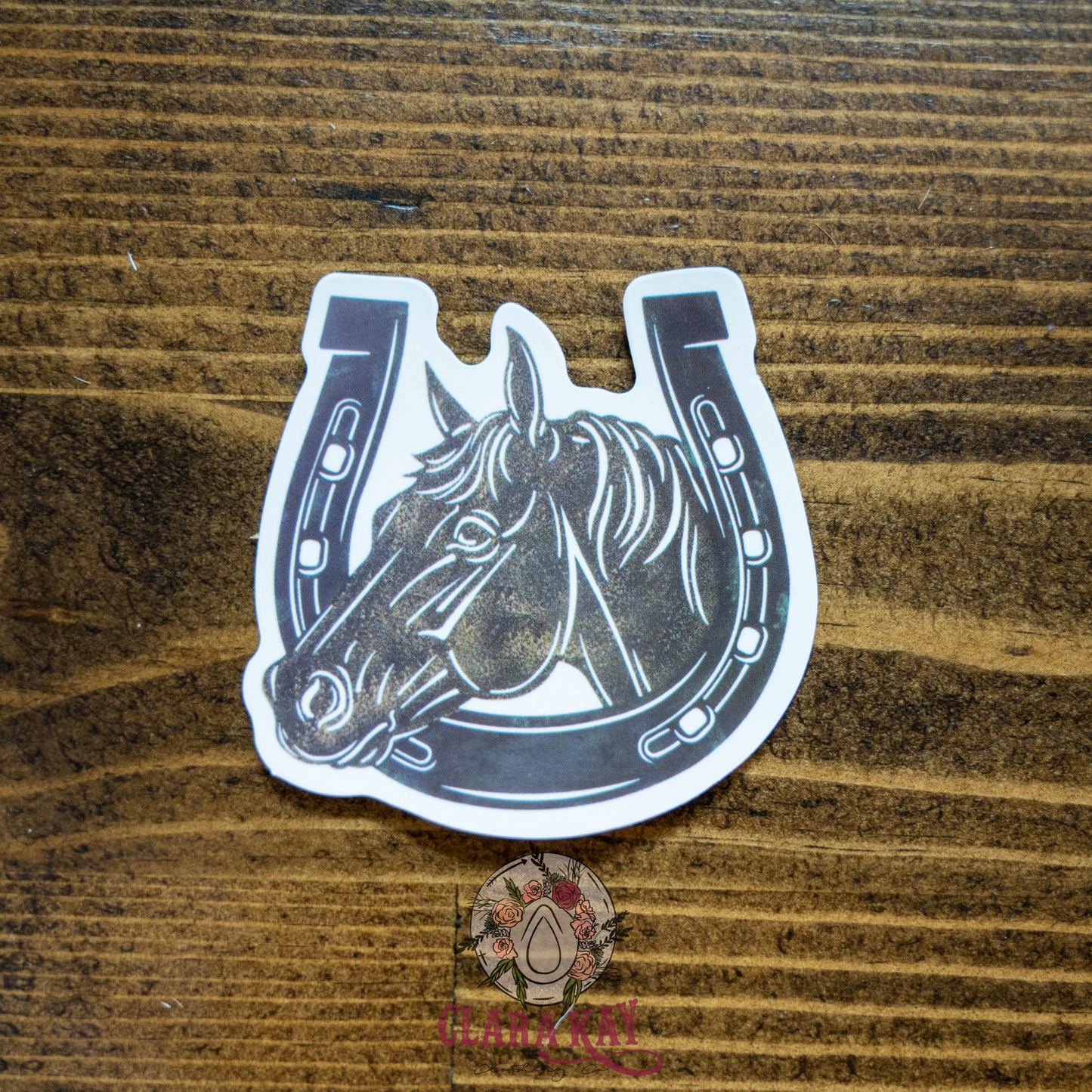 Horse, Horseshoe -Sticker