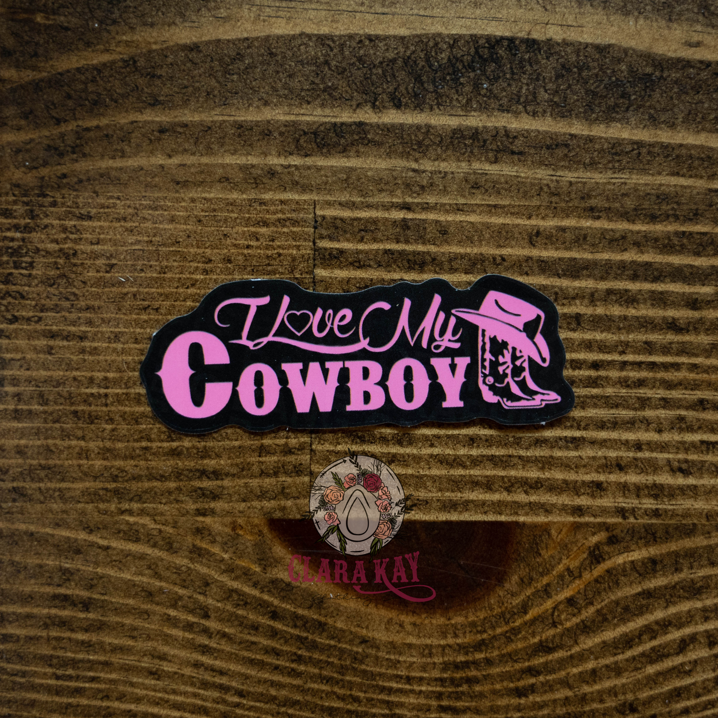 I Love My Cowboy-Sticker