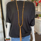 BEADED LEATHER NECKLACE
