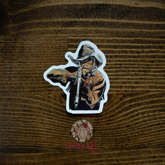 Old Cowboy-Sticker