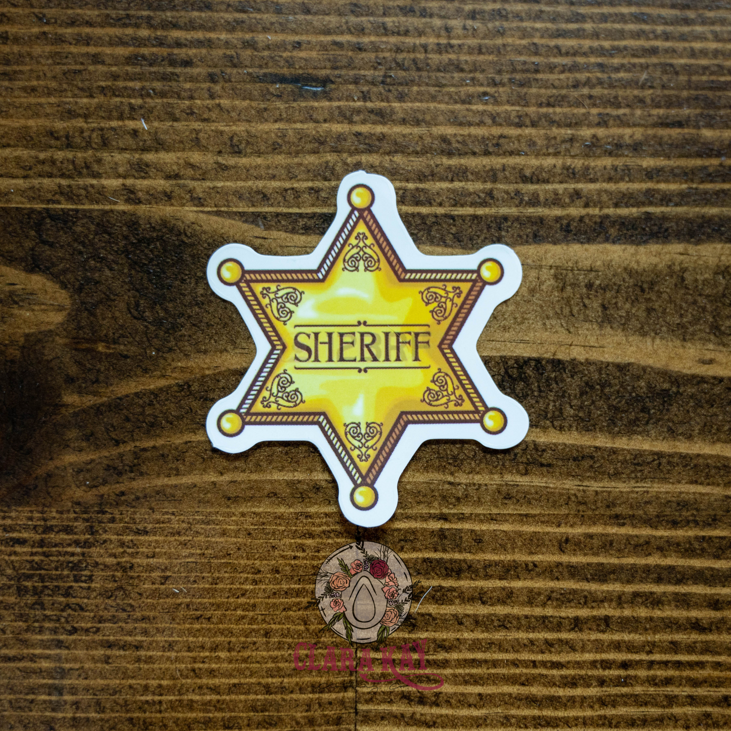 Sheriff Badge -Sticker
