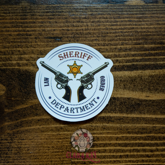 Sheriff Department-Sticker