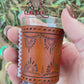 Custom Tooled Leather Shot Glass
